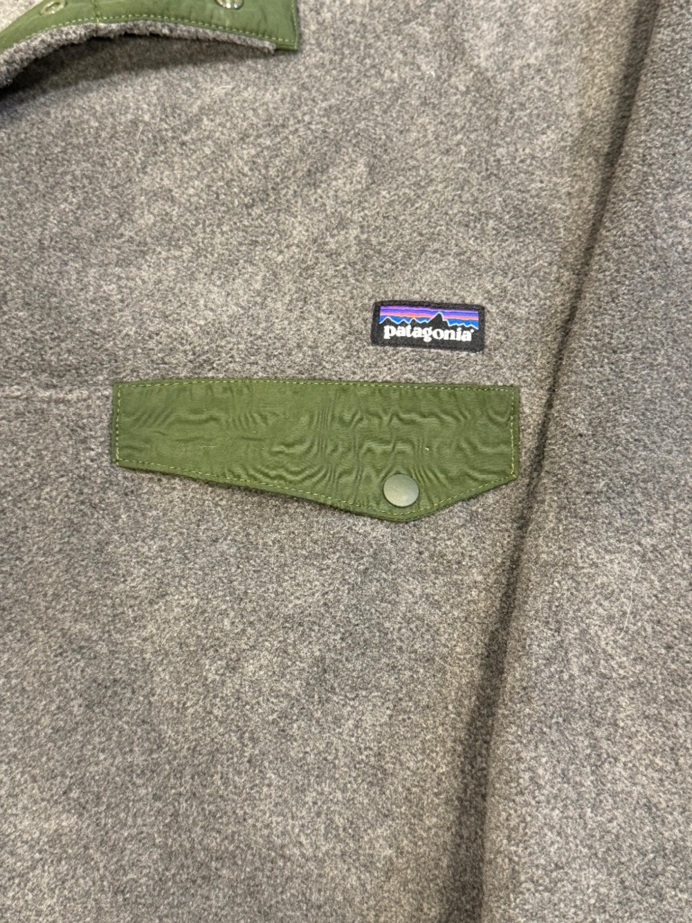 Vintage Patagonia Synchilla Snap-T Fleece Pullover - Men's Large - Charcoal Grey - Picture 7 of 8